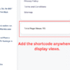 Total Views Plugin - count total page views and display them anywhere using the shortcode - Image 3